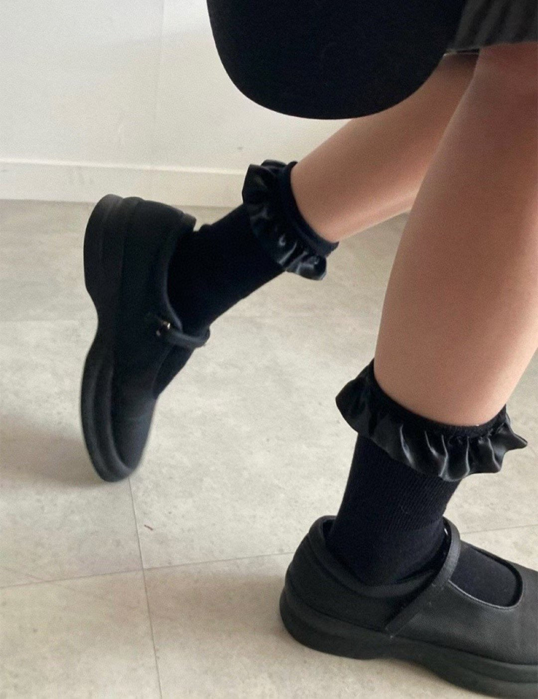 反邊襪($100/2對)