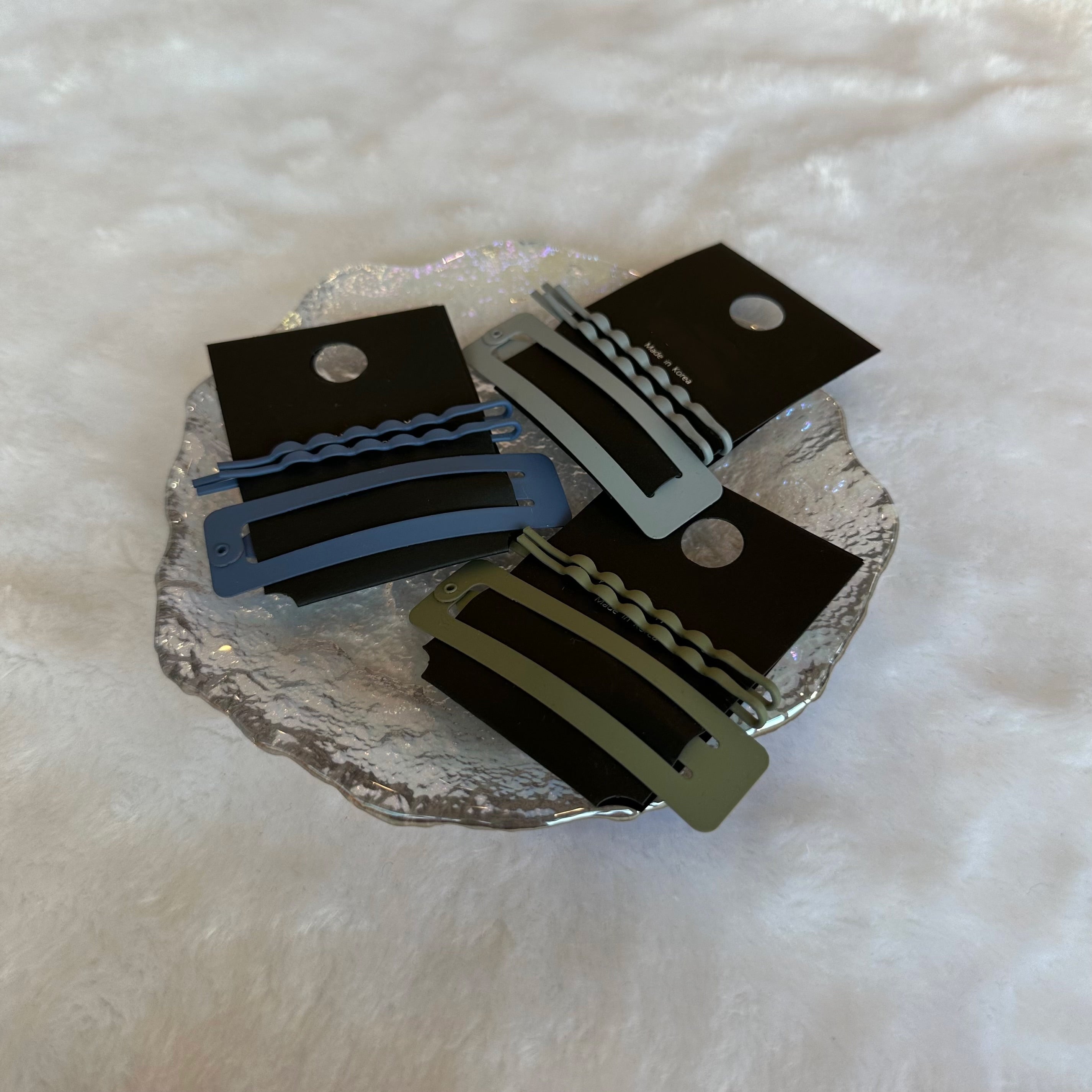 Frosted set clamping