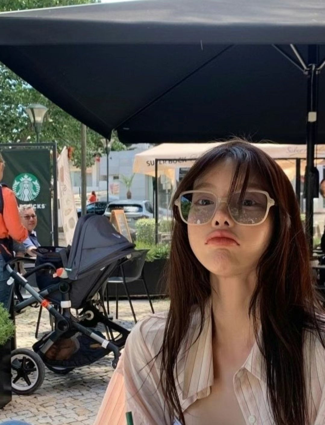 Large frame sunglasses (No.2665)
