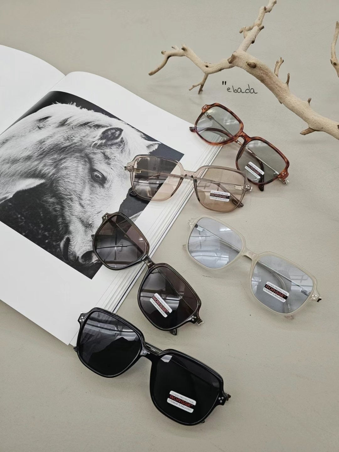Large frame sunglasses (No.2665)
