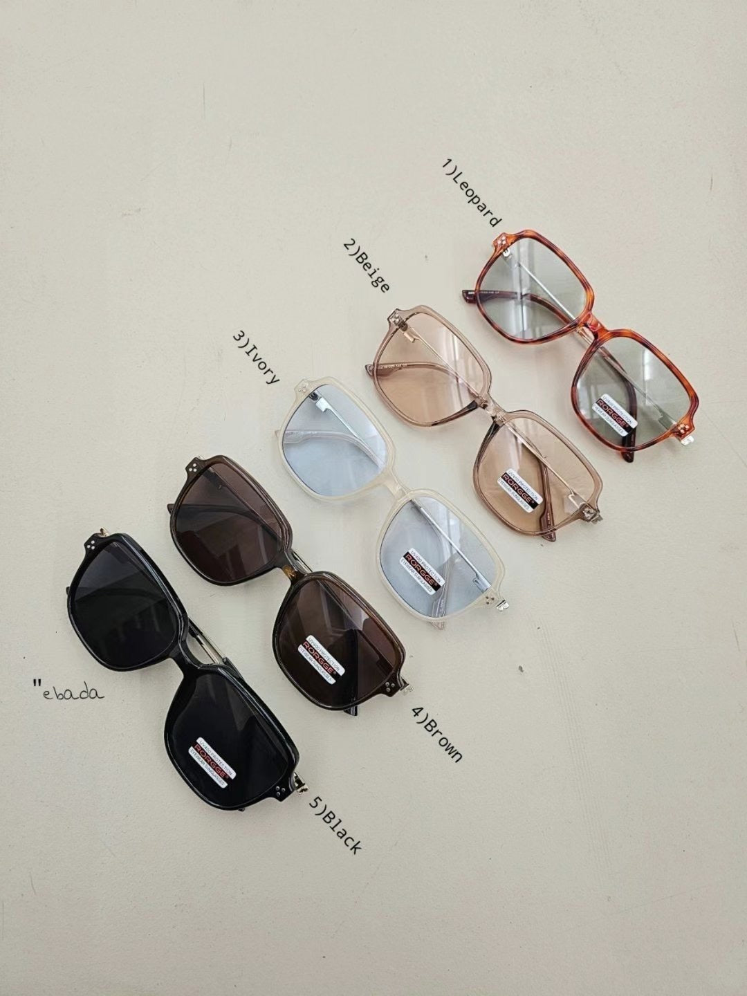 Large frame sunglasses (No.2665)