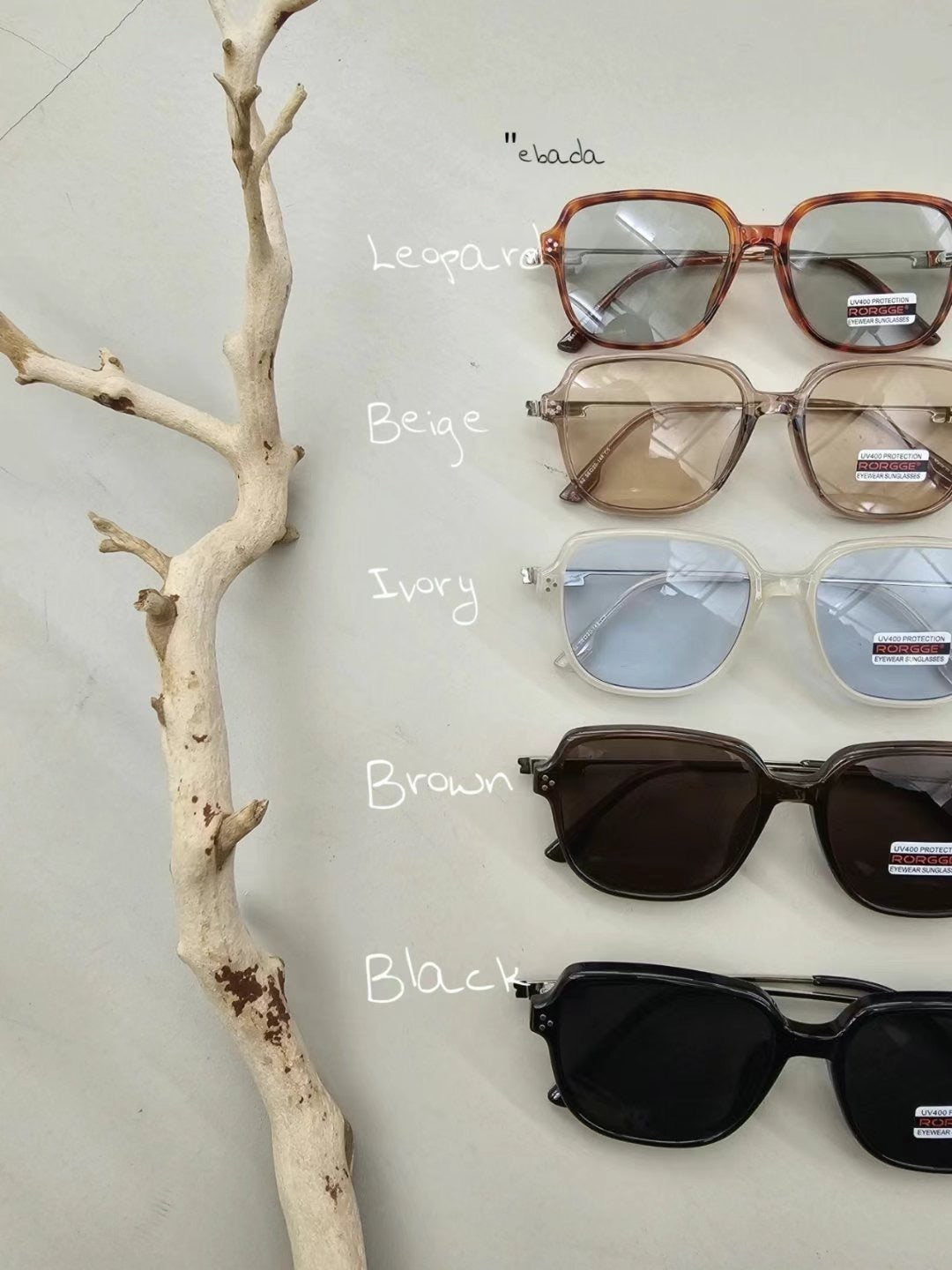 Large frame sunglasses (No.2665)