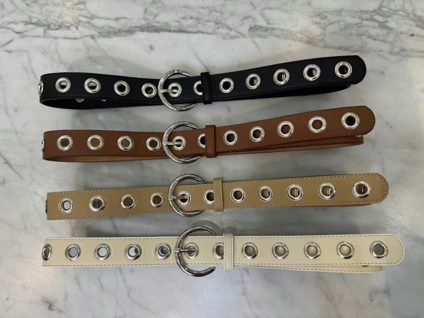 大圈圈意大利皮皮帶