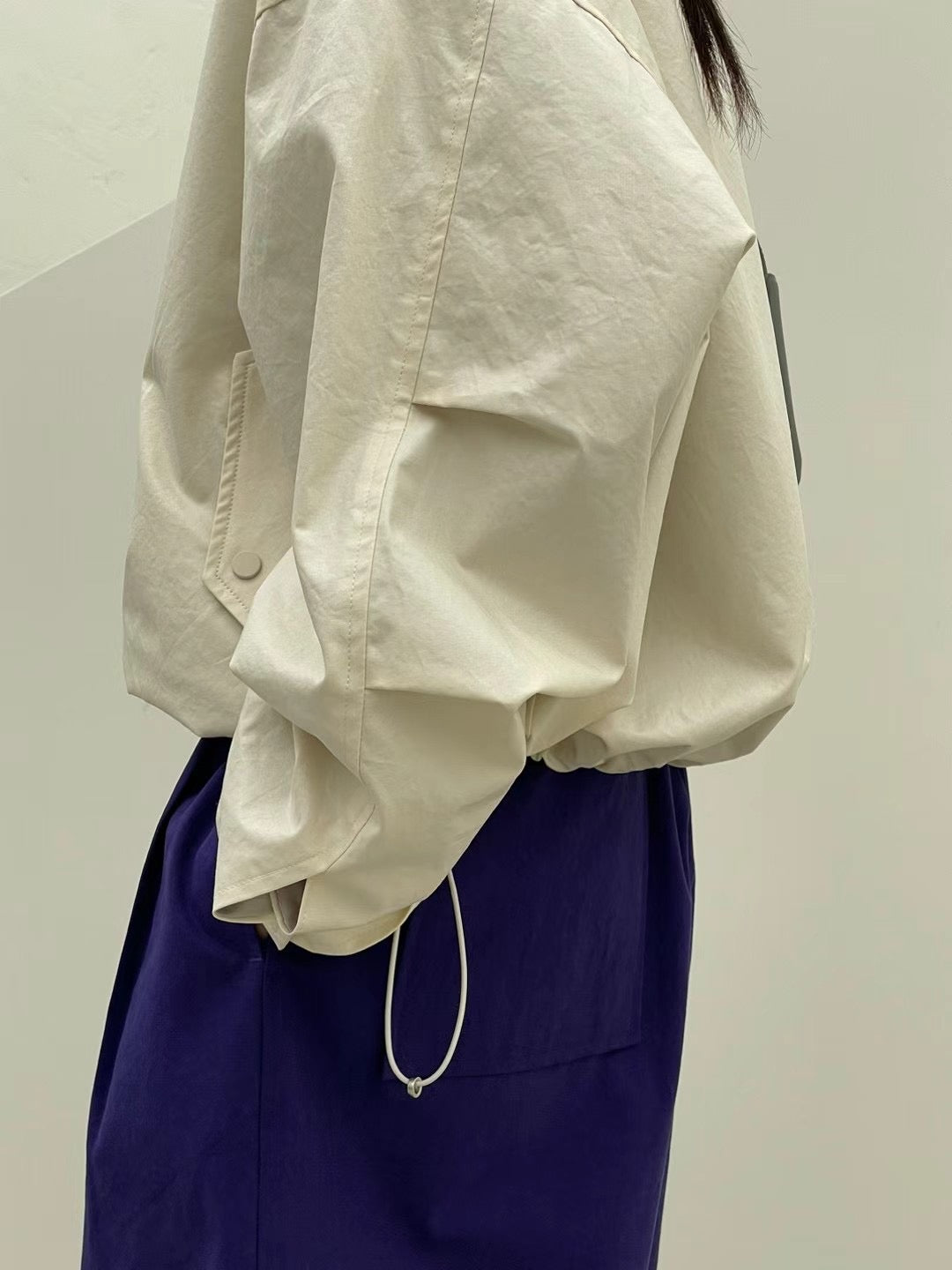 button collar jacket