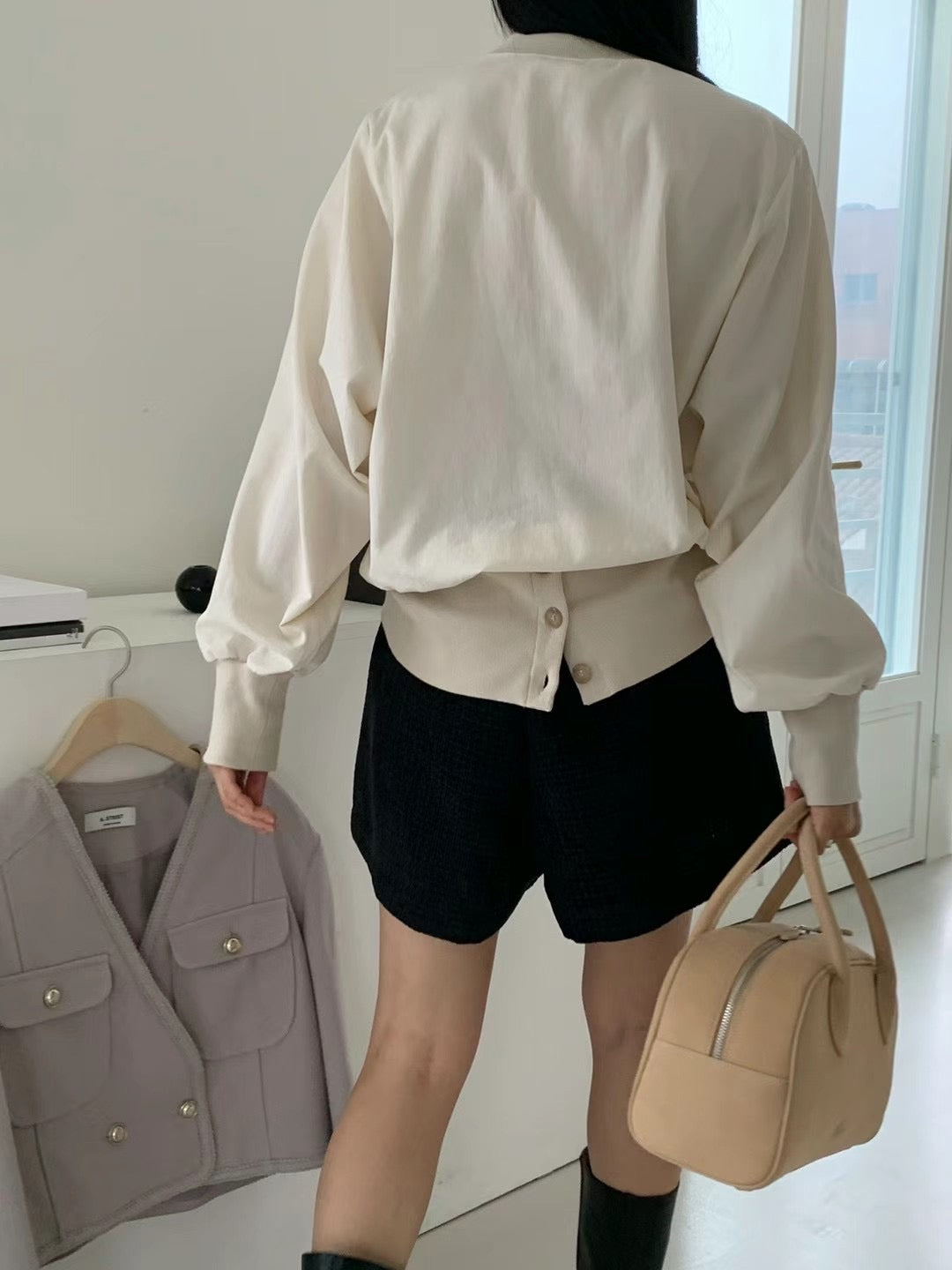 Foot-binding slip-on Tee