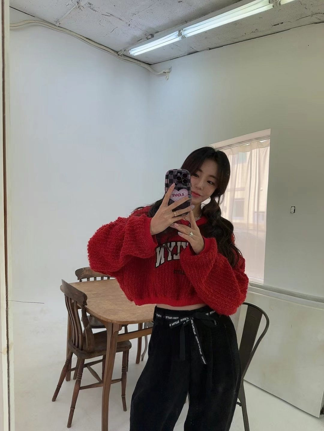 PROOKLYN velvet short Tee