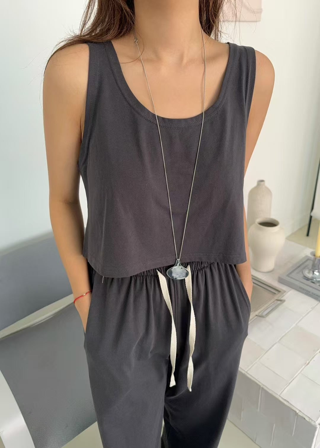 束繩布褲 (可另購多種配搭set裝)