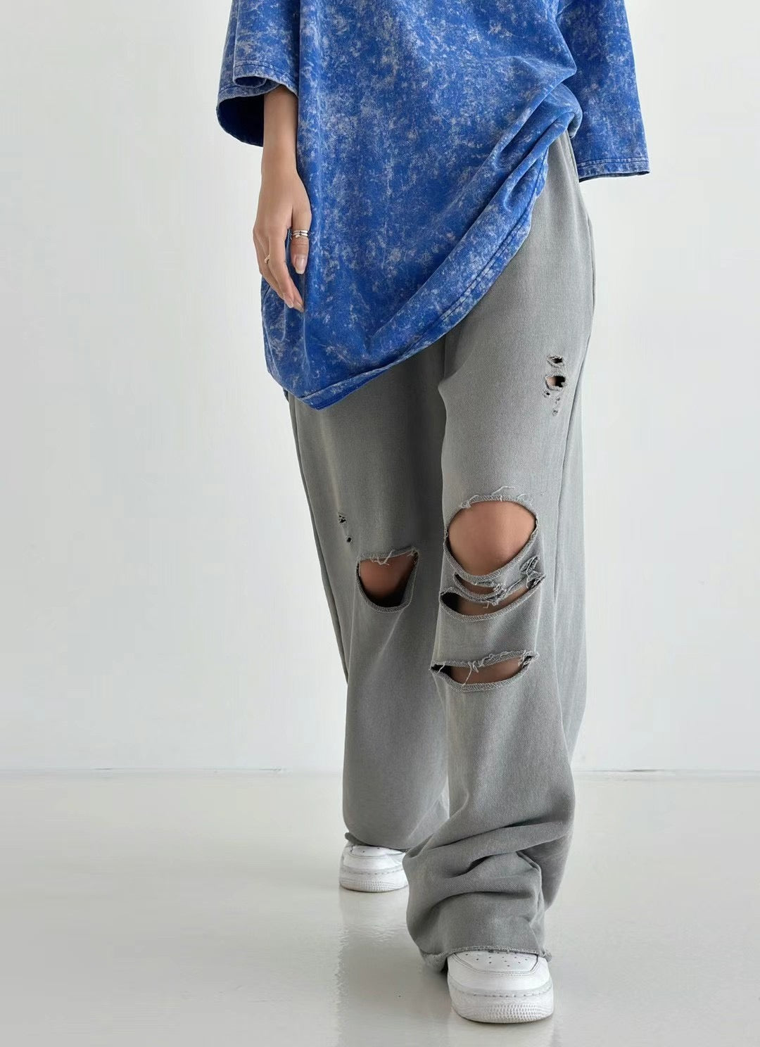 Wash and wear denim pants