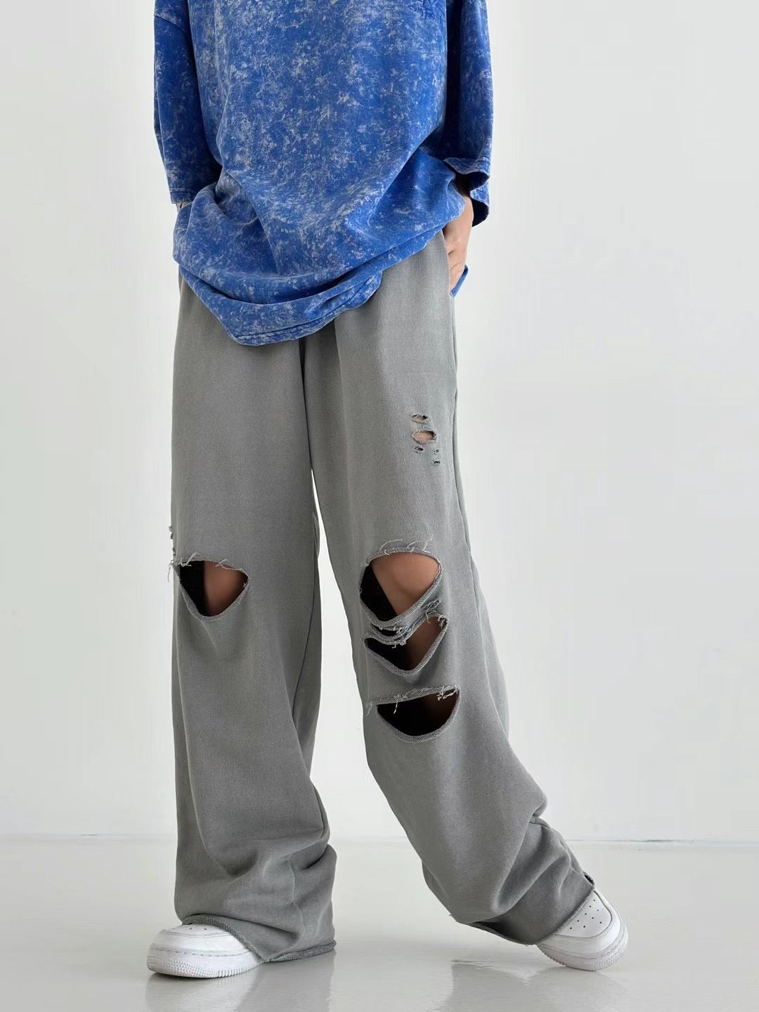 Wash and wear denim pants