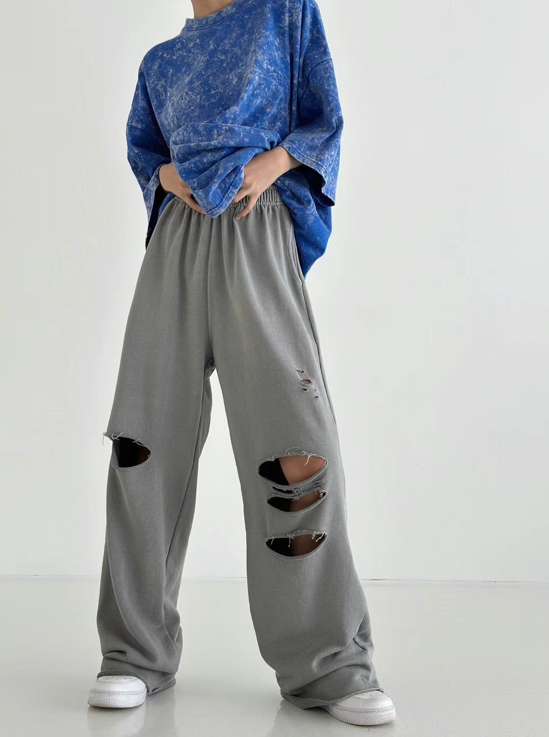 Wash and wear denim pants