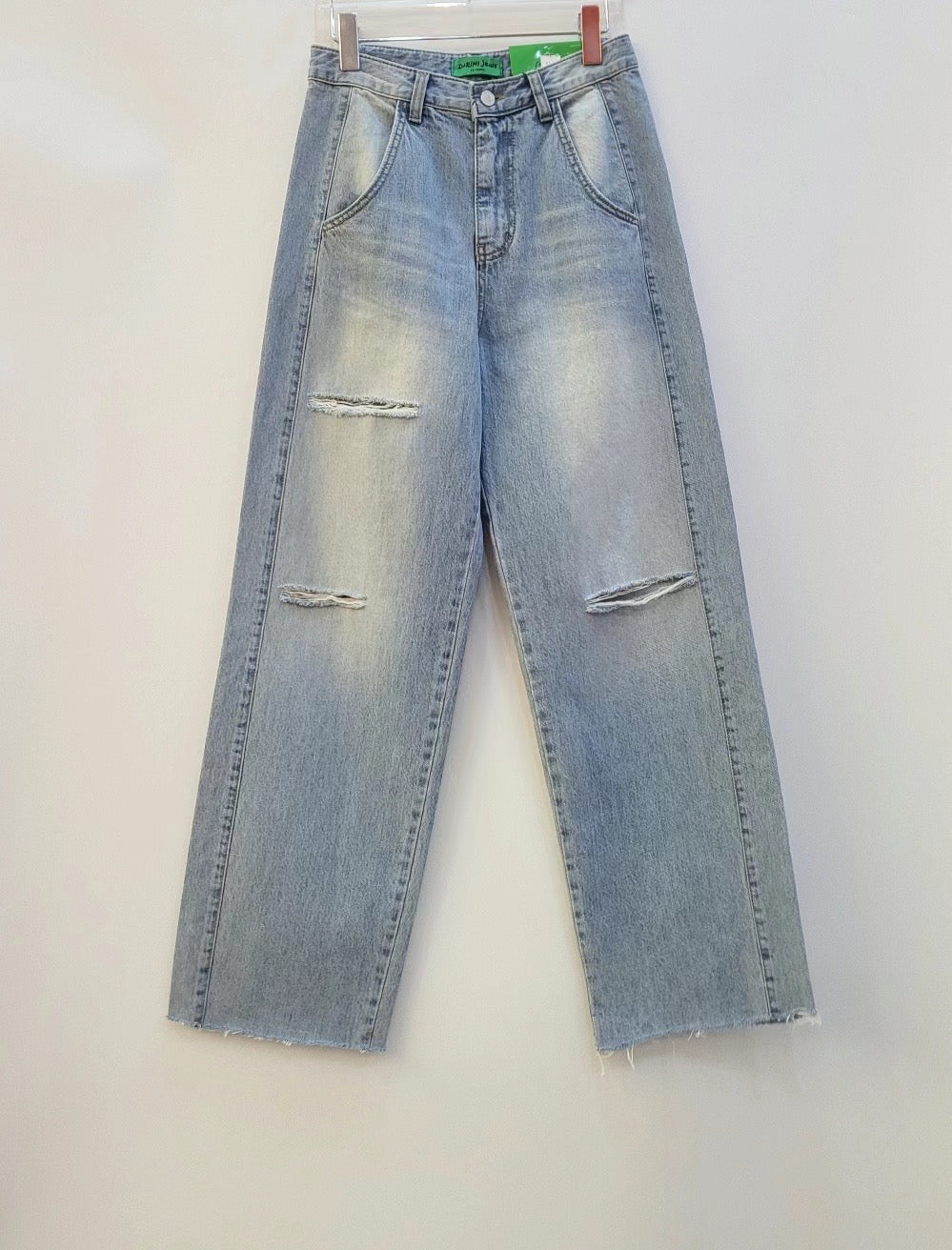 Washed jeans