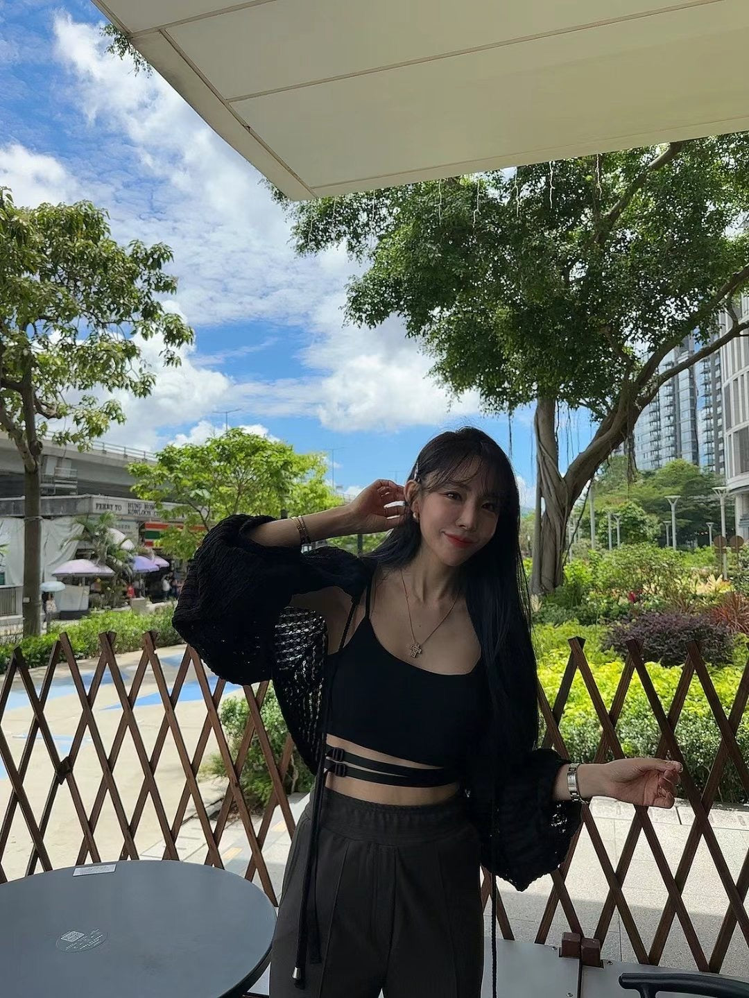 波浪紋防曬短外套