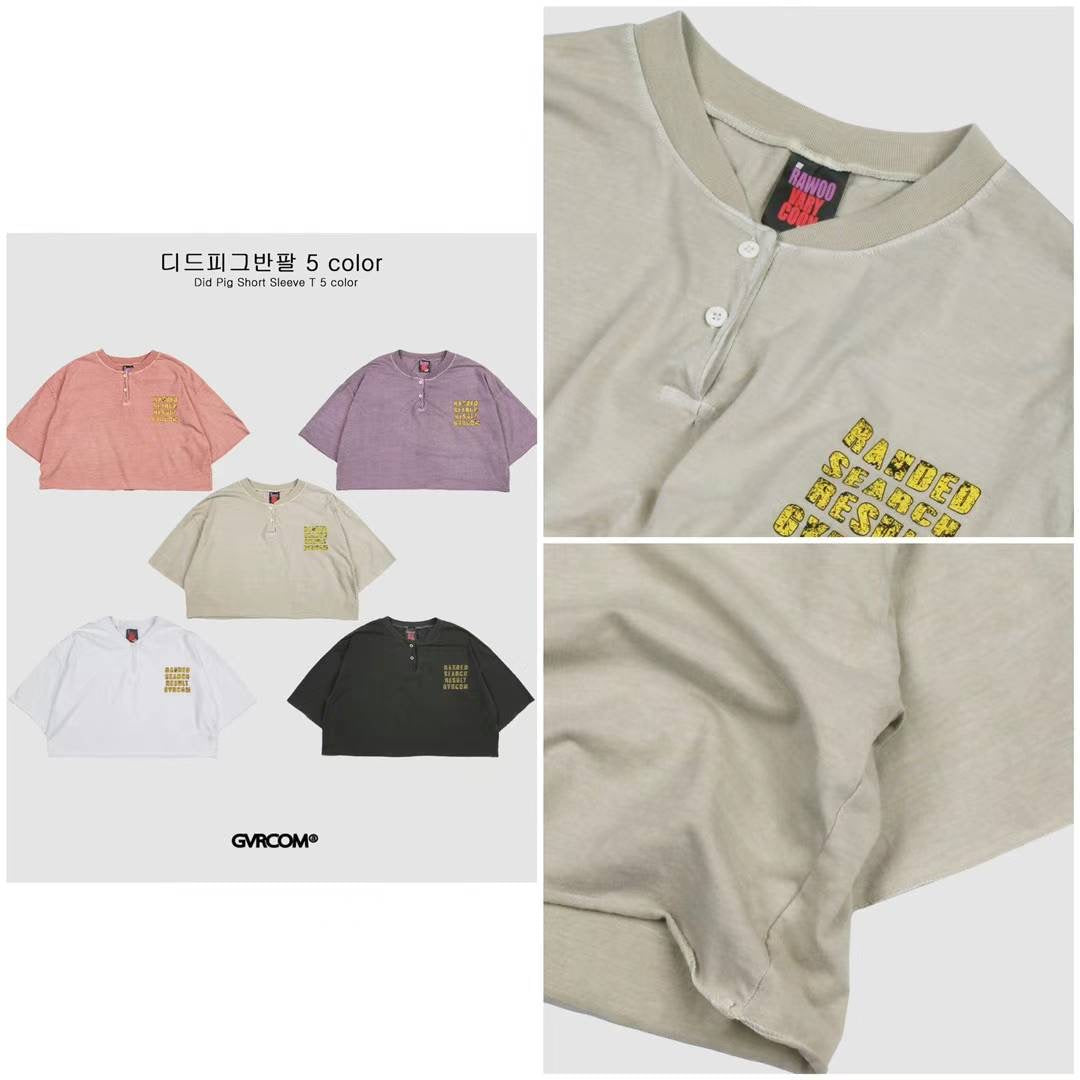 Two button short Tee