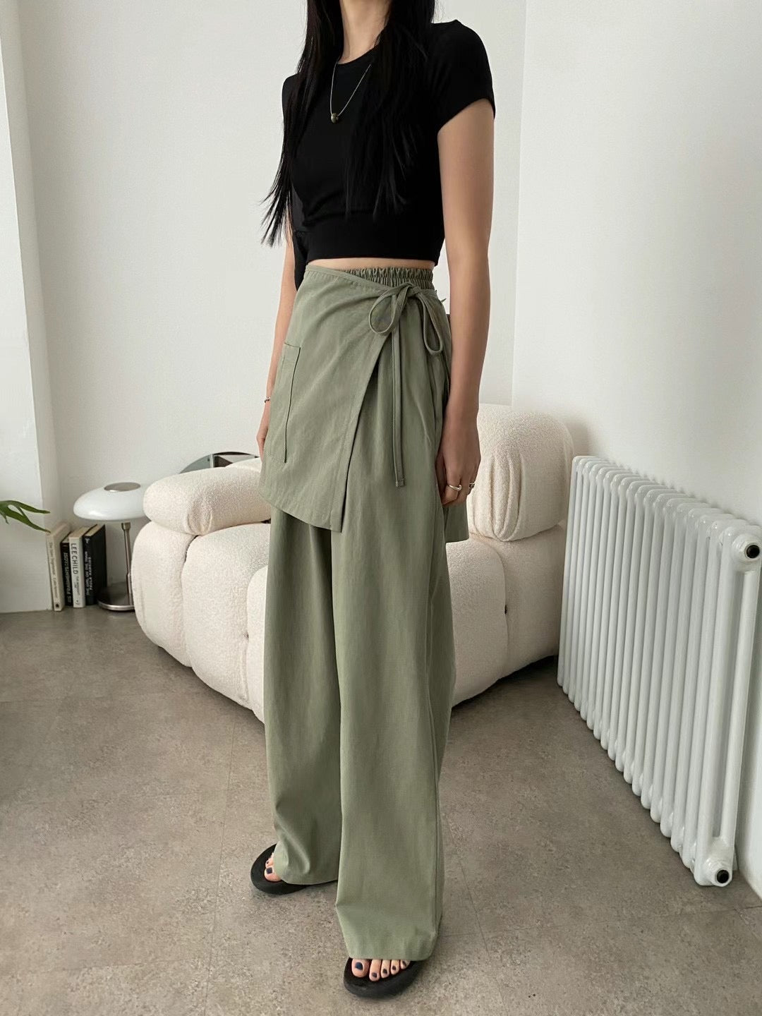 Skirt and trousers