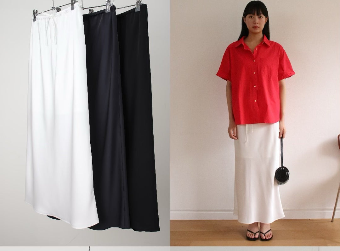 hip long skirt