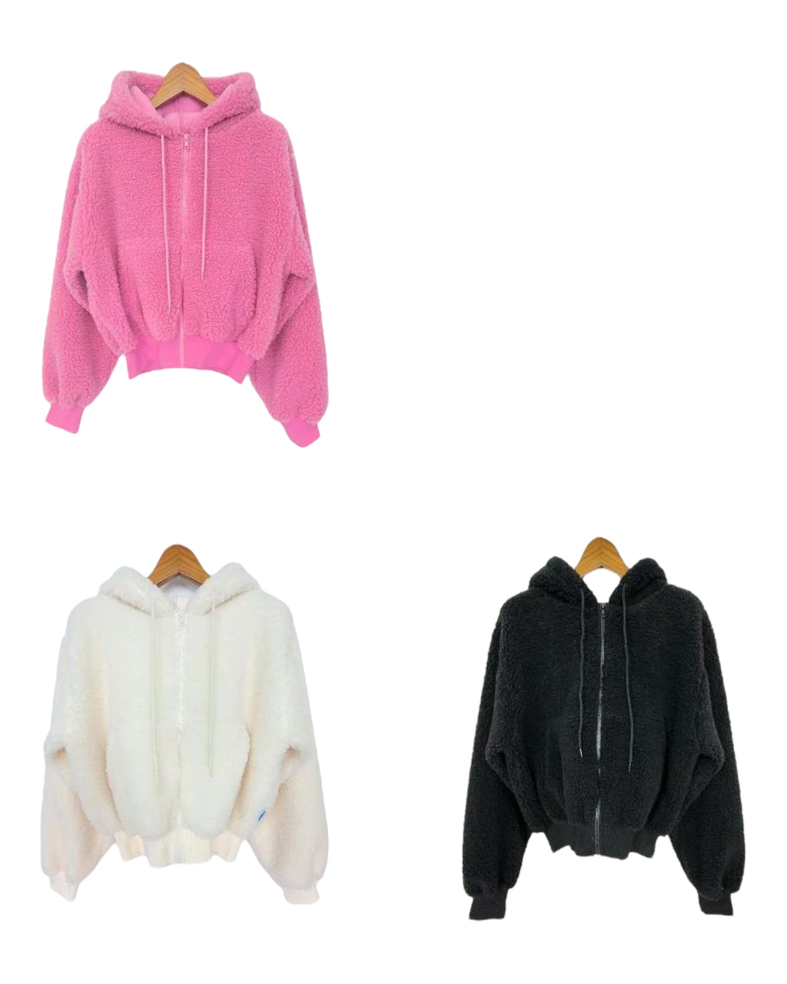 furry hooded coat