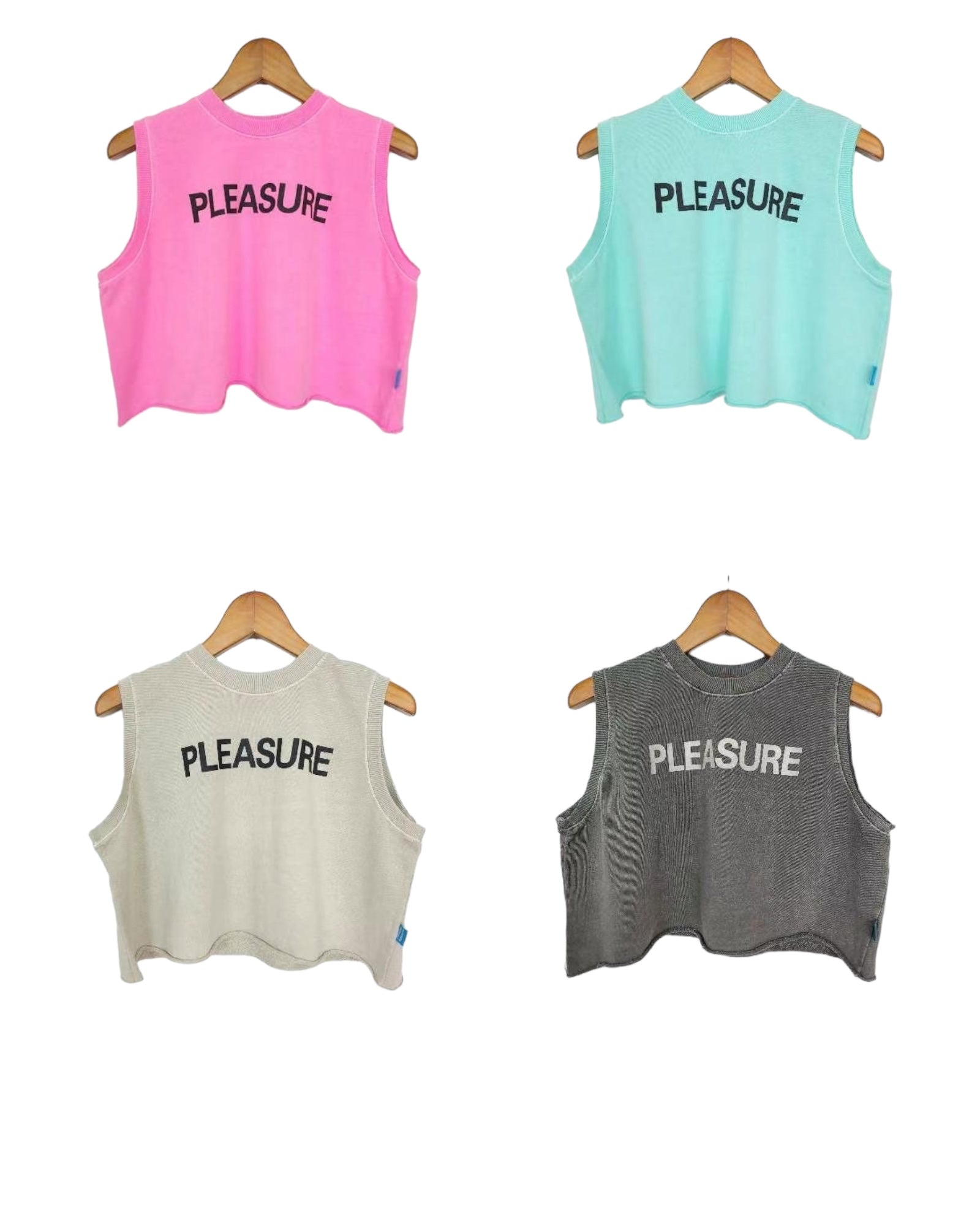 "Pleasure" washed tank top