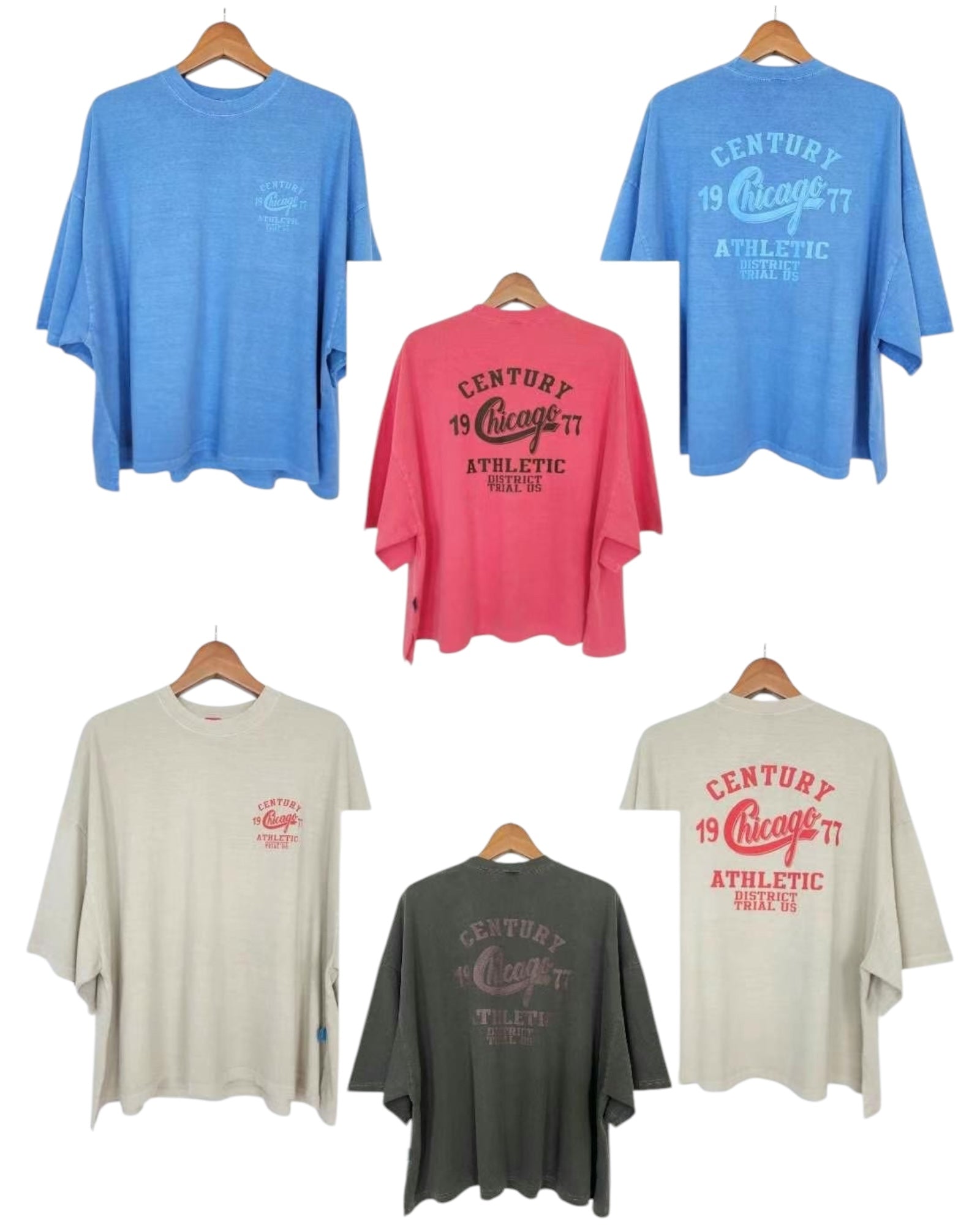 “CENTURY”長Tee (可另購CENTRY索腳長褲拚set裝)