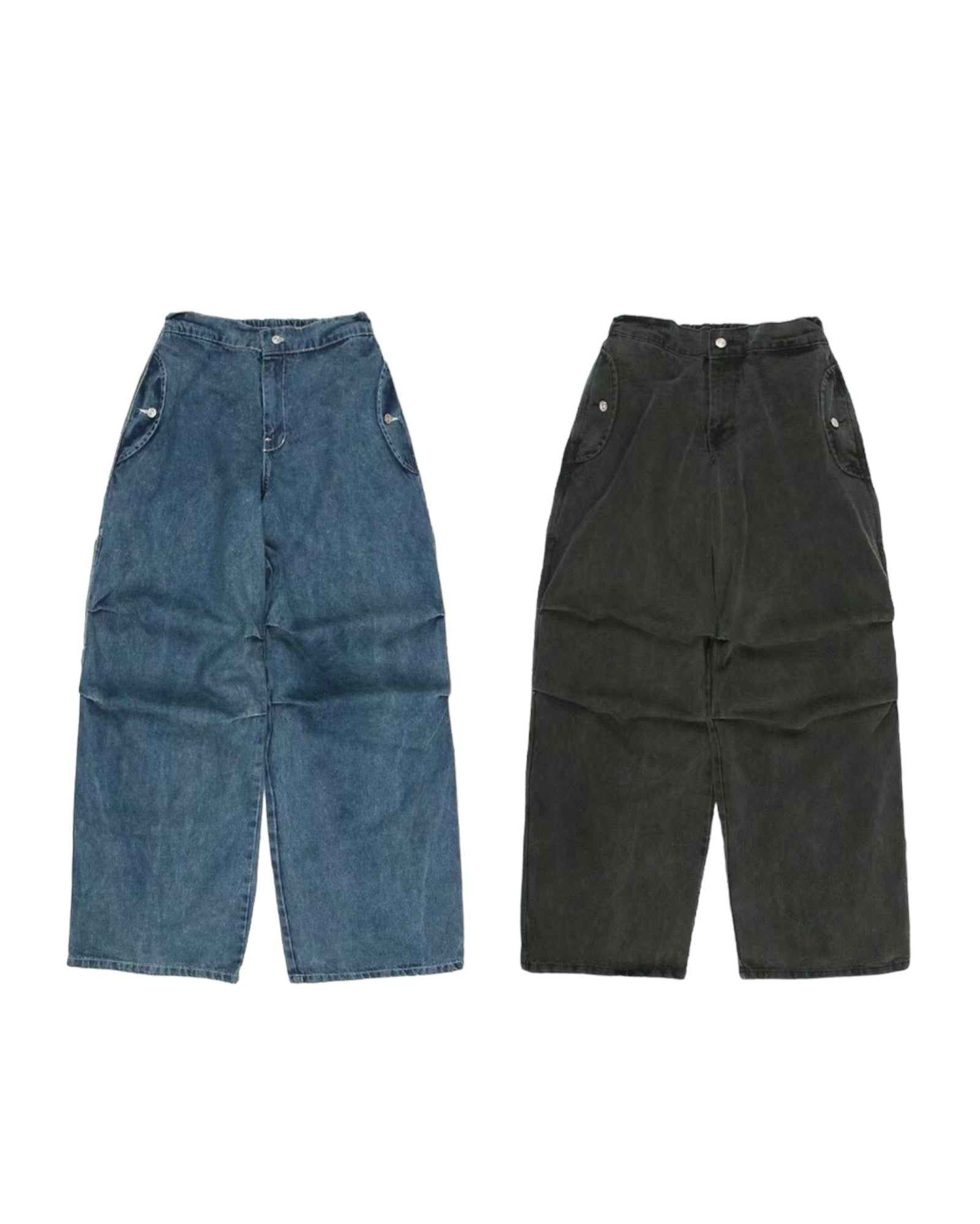 stonewashed jeans