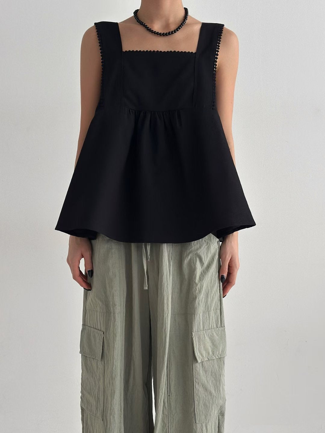 可前後着傘腳背心