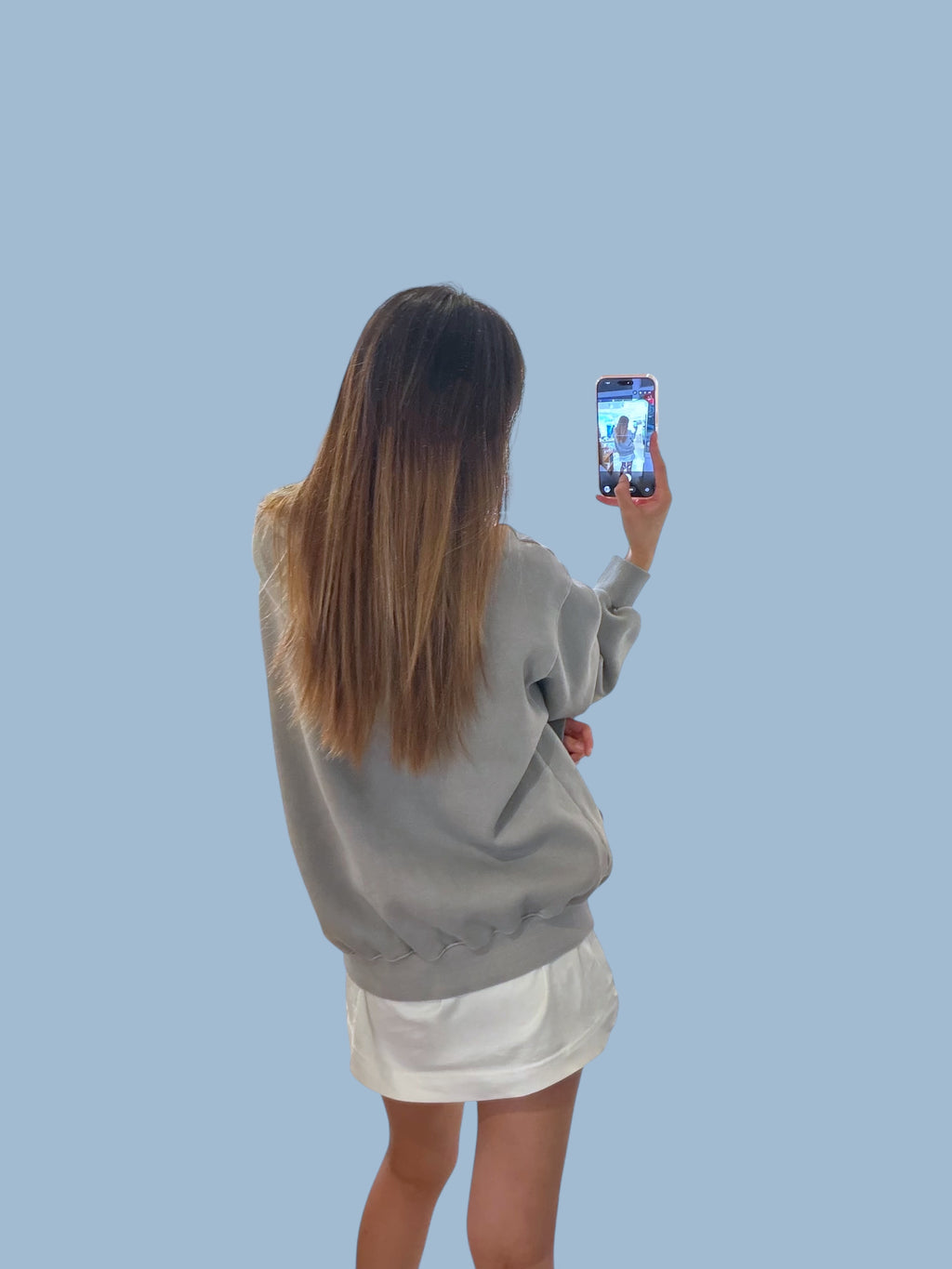 “MICHELLE”有帽洗水衛衣