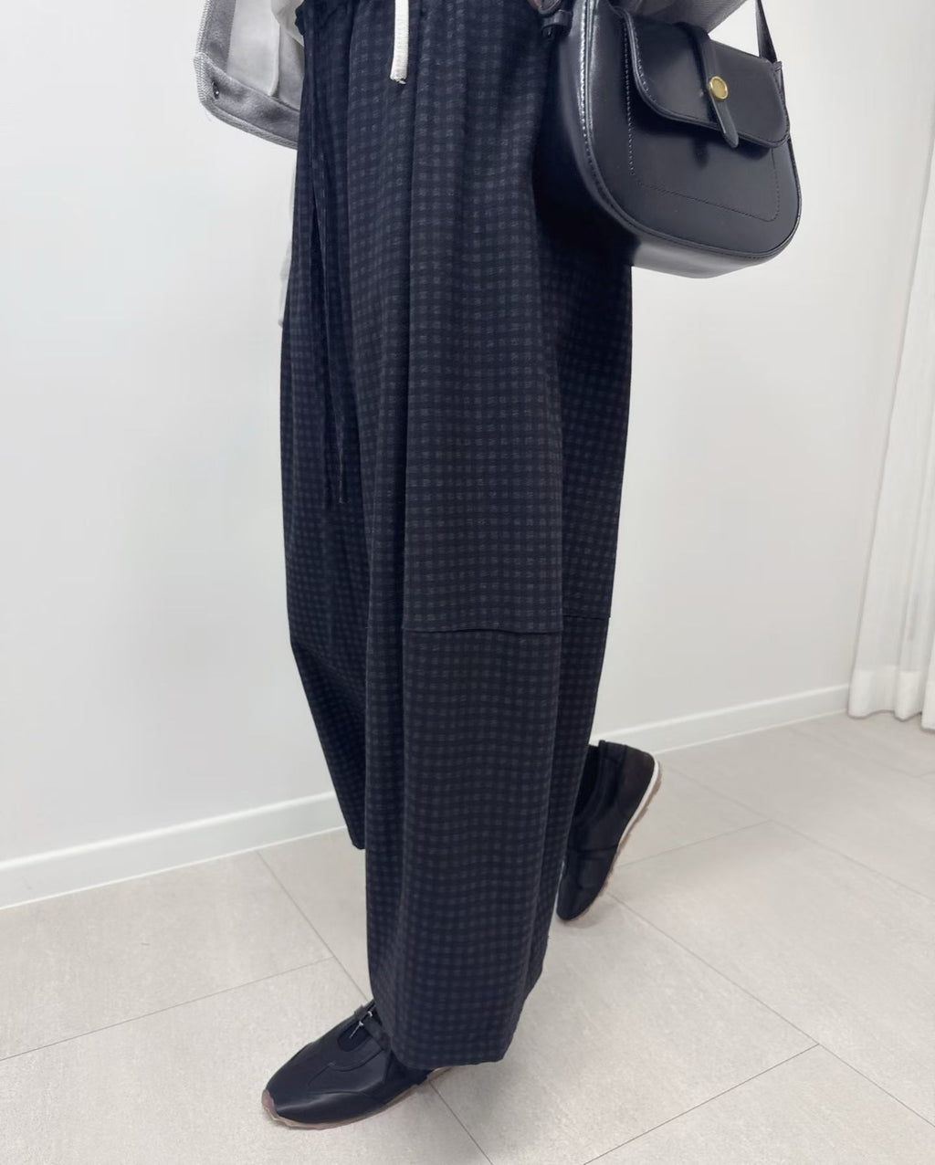 細格仔九分褲