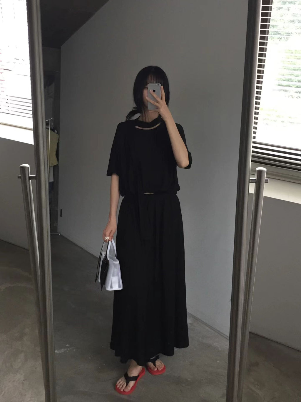 純棉連帶Tee (set裝可另購純棉長裙)