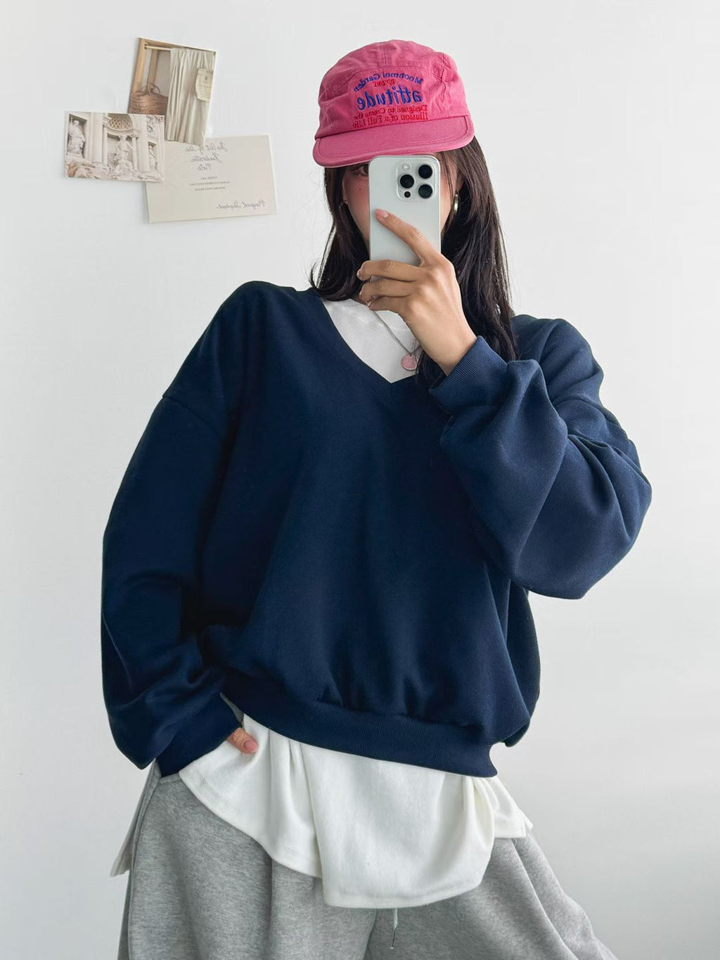 V領束腳Tee
