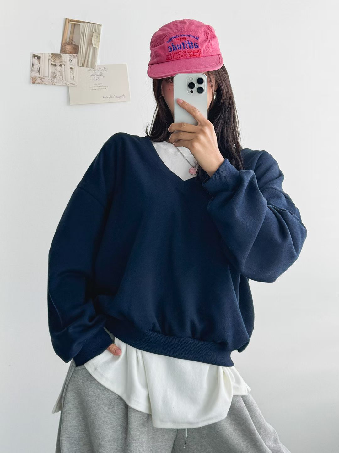 V領束腳Tee