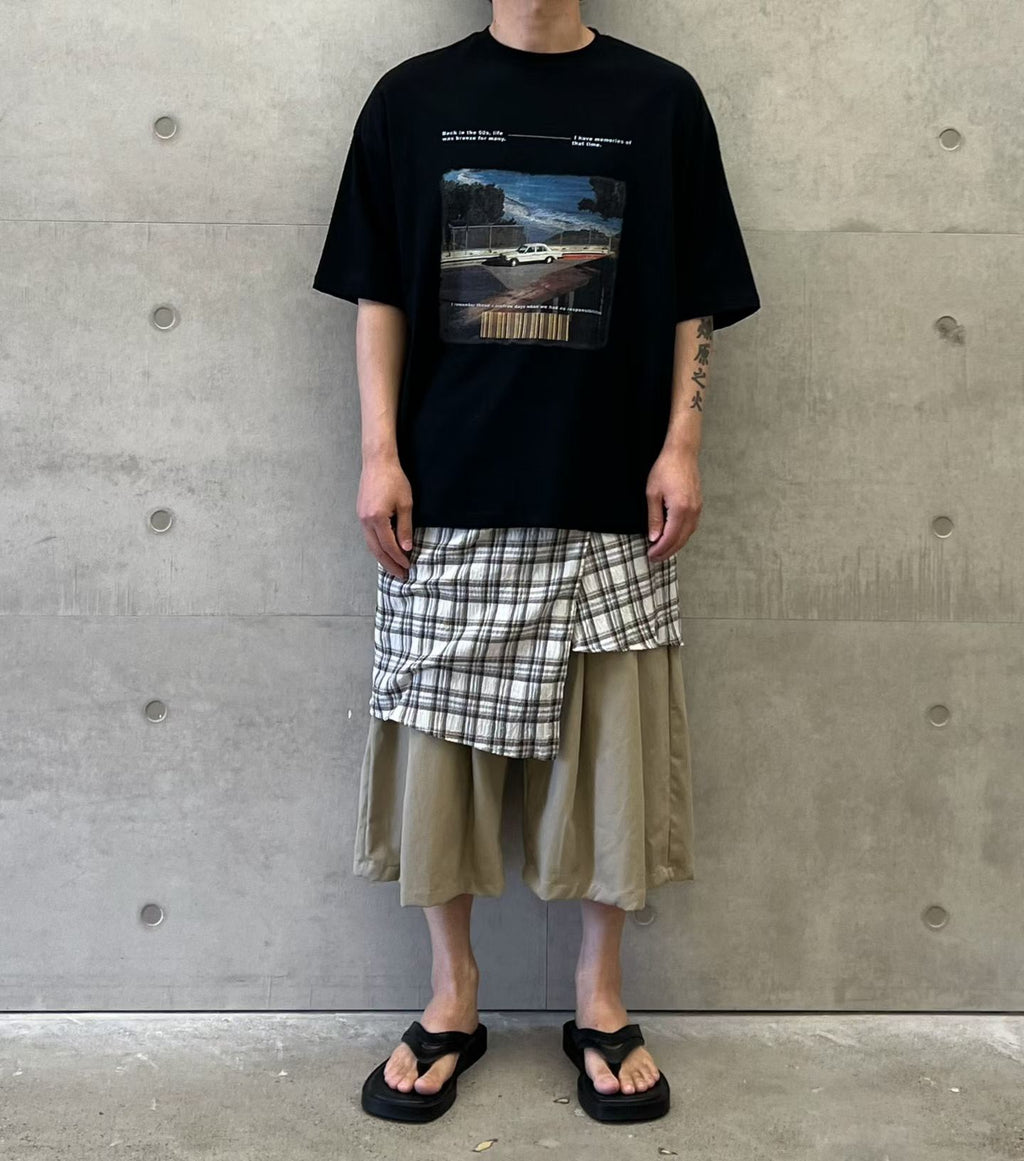 格仔披短褲