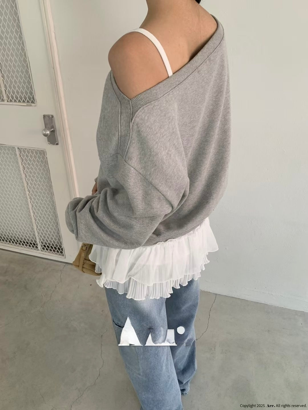 紗腳長吊帶背心