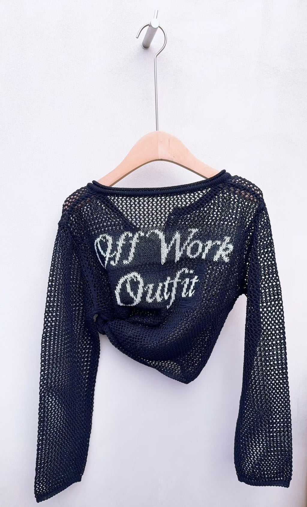 “Off Work”網網外套