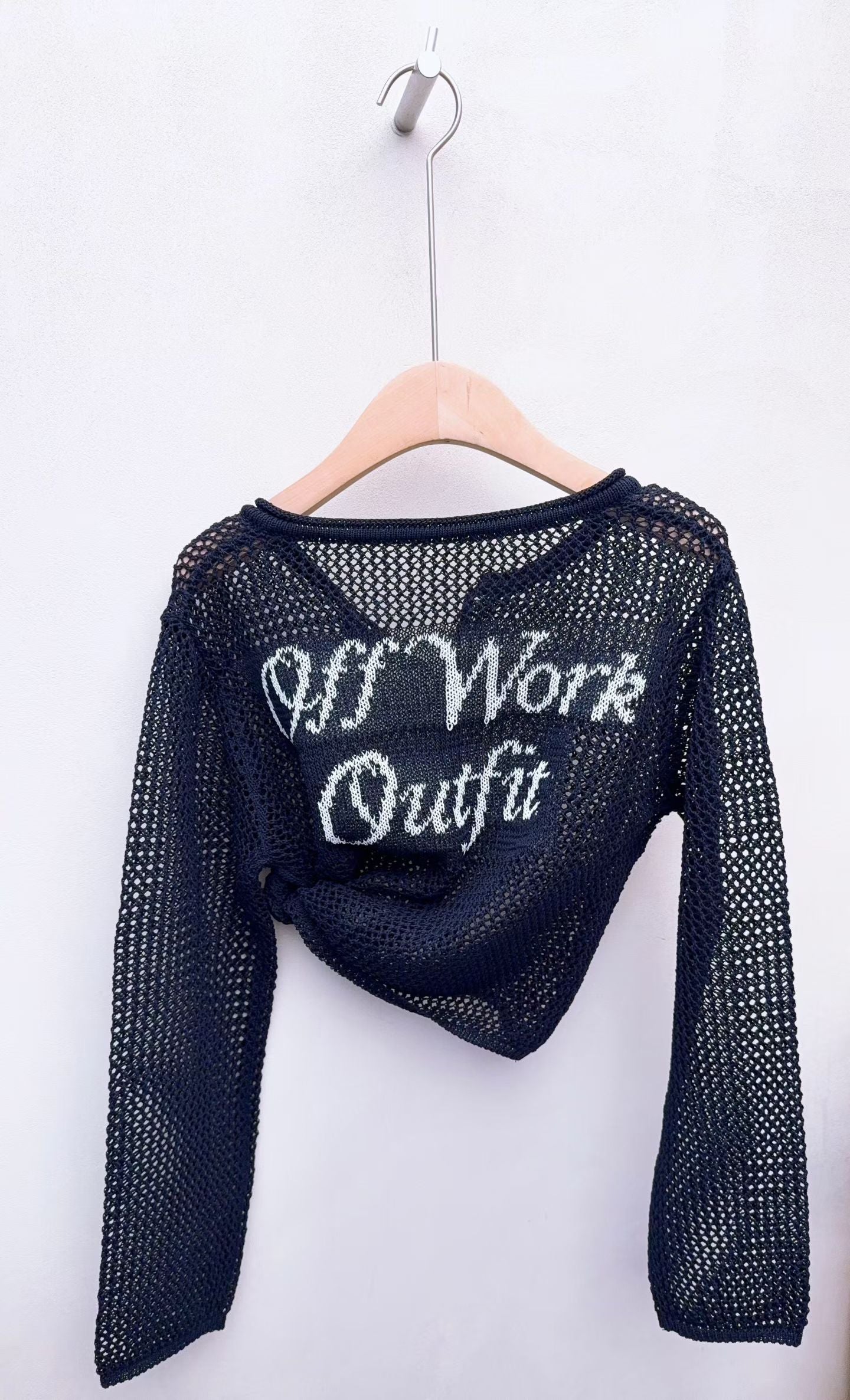 “Off Work”網網外套