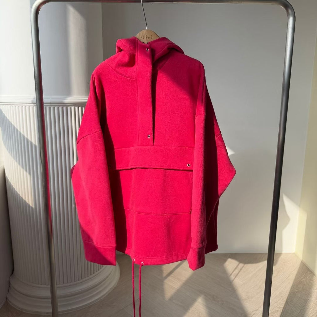 絨面前袋有帽衛衣