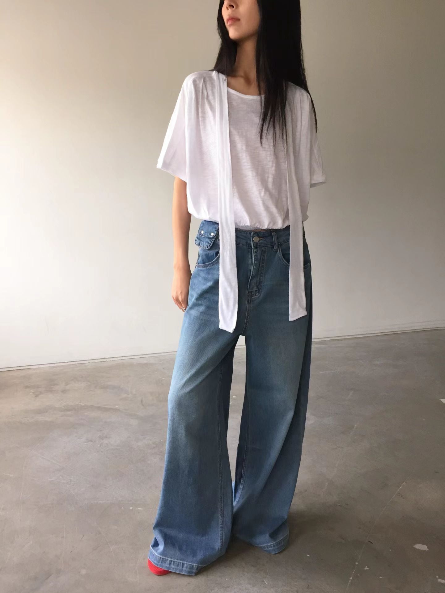純棉連帶Tee (set裝可另購純棉長裙)