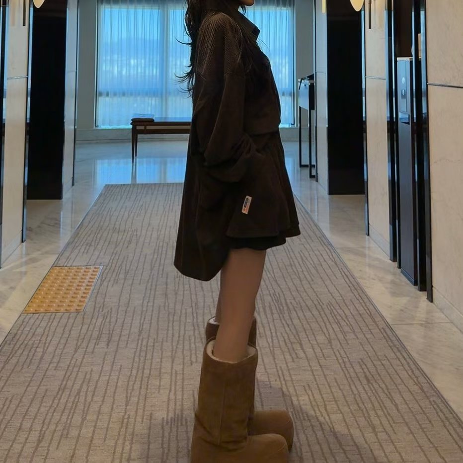 兩袋燈芯絨恤衫(set裝可另購燈芯絨短裙褲)