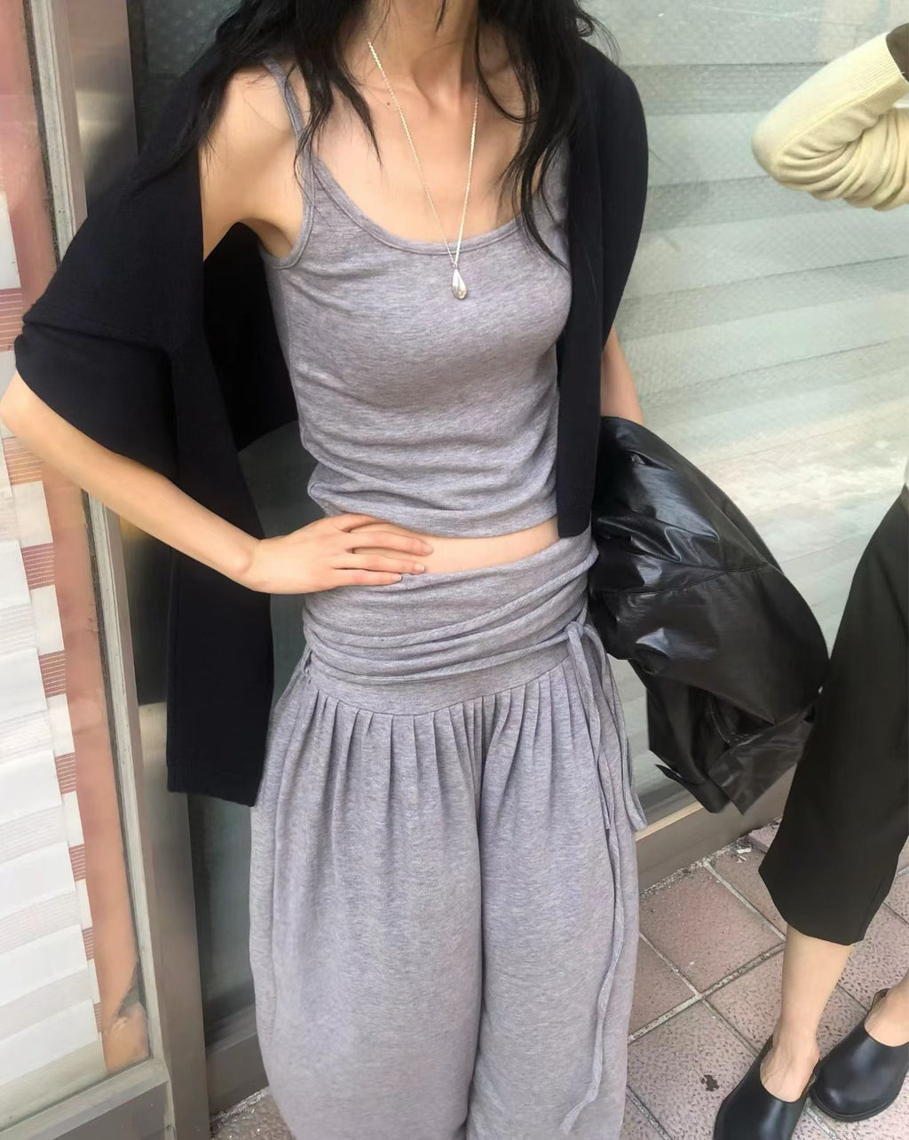 可調校連胸墊吊帶背心