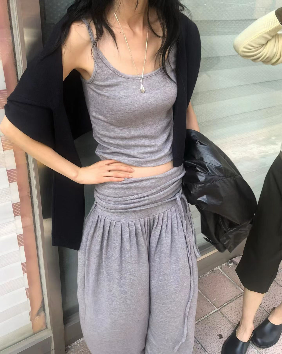 可調校連胸墊吊帶背心