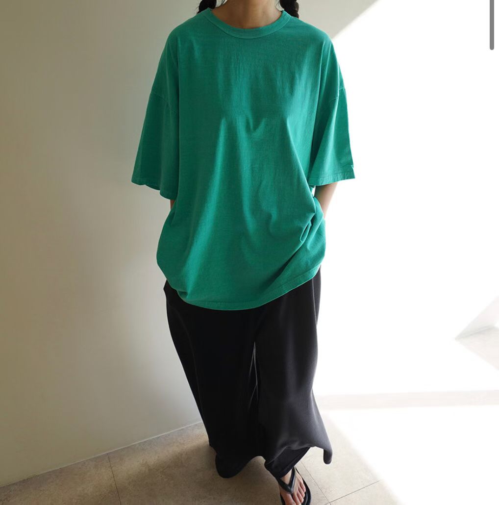 WST-3 洗水短袖長Tee