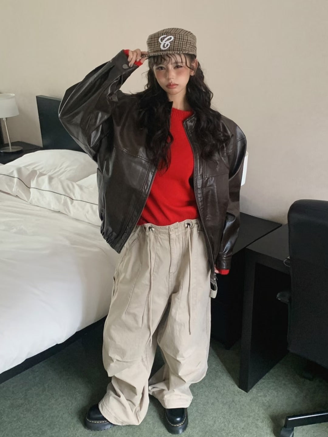 束腳皮褸