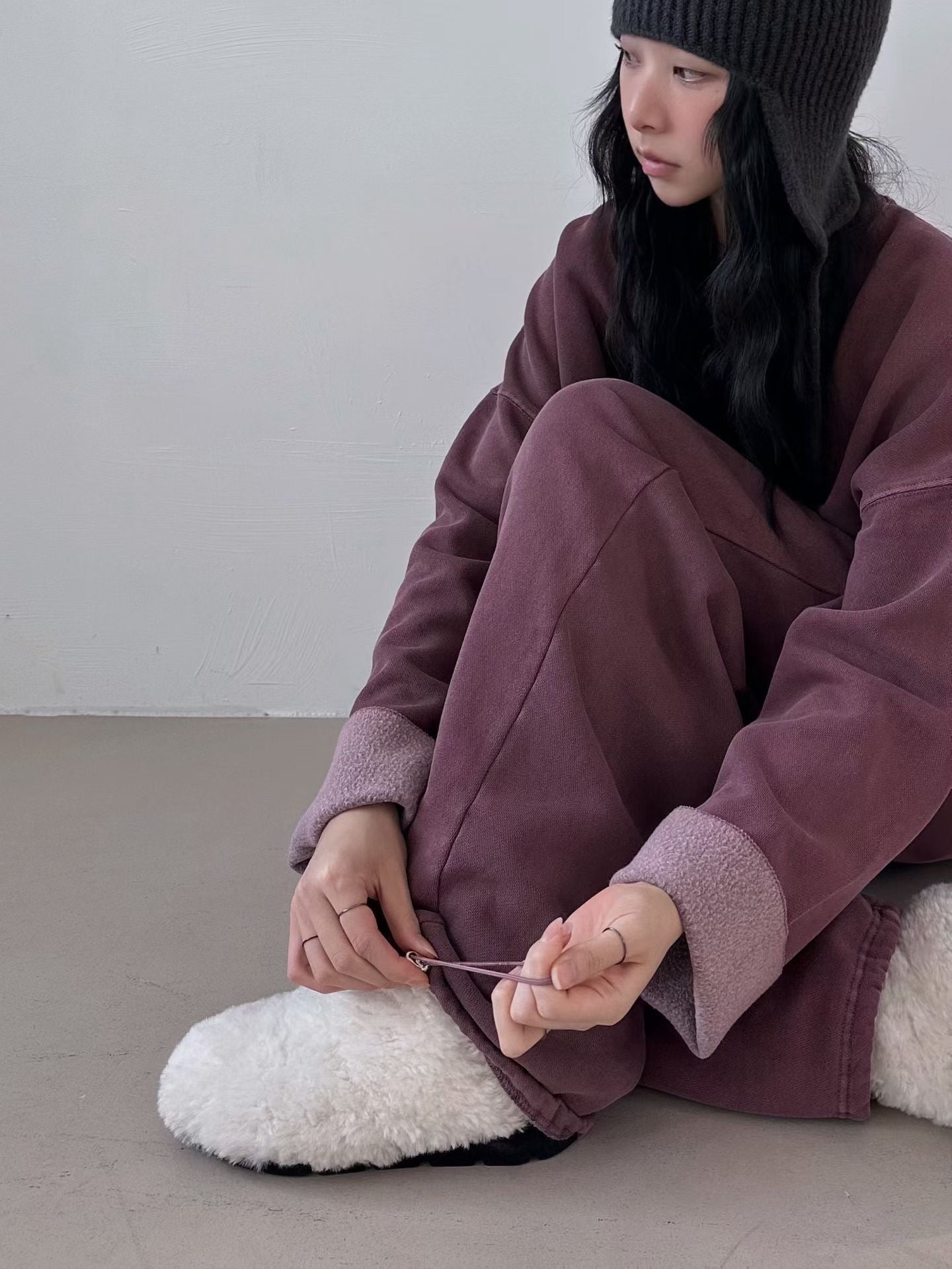 洗水淨色長衛衣