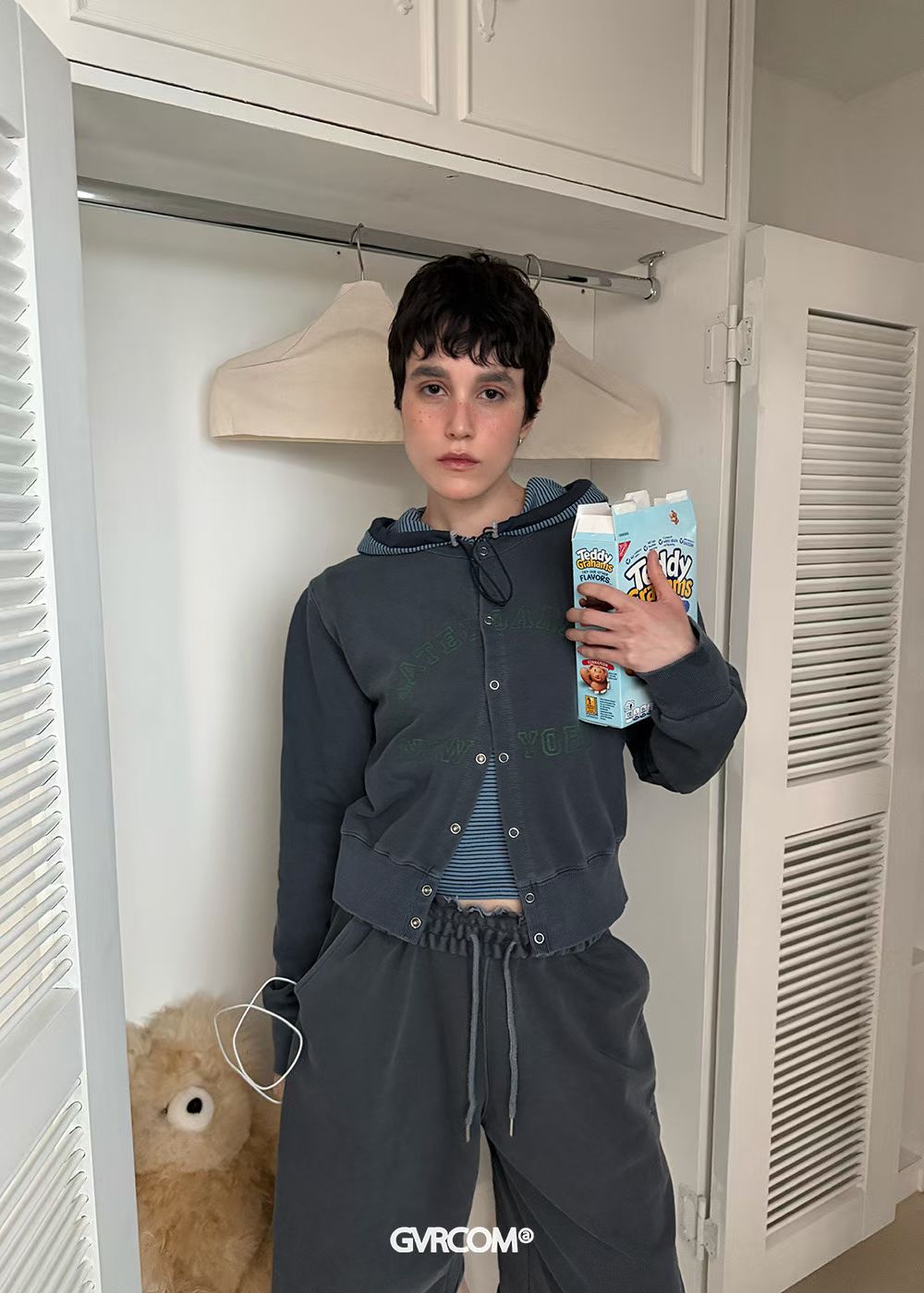 “SKATE BOARDKID”布外套