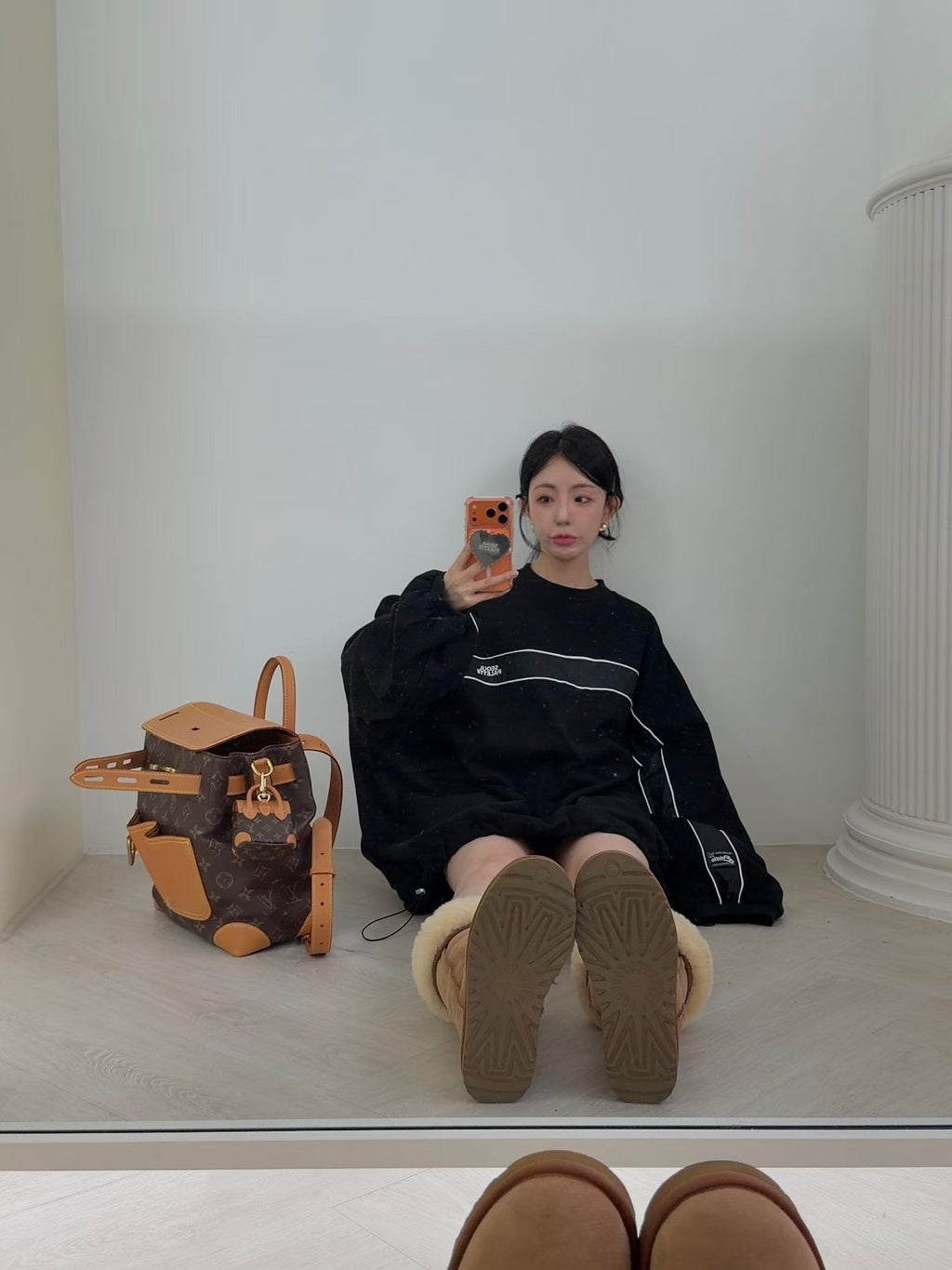 拼色長Tee
