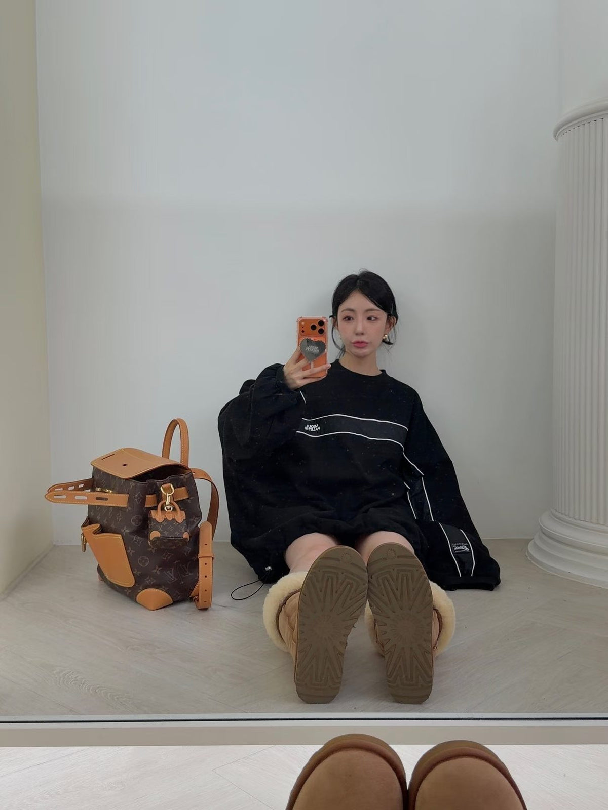 拼色長Tee