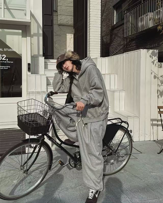 抓毛有帽ZIP UP外套 (set裝可另購抓毛布褲)