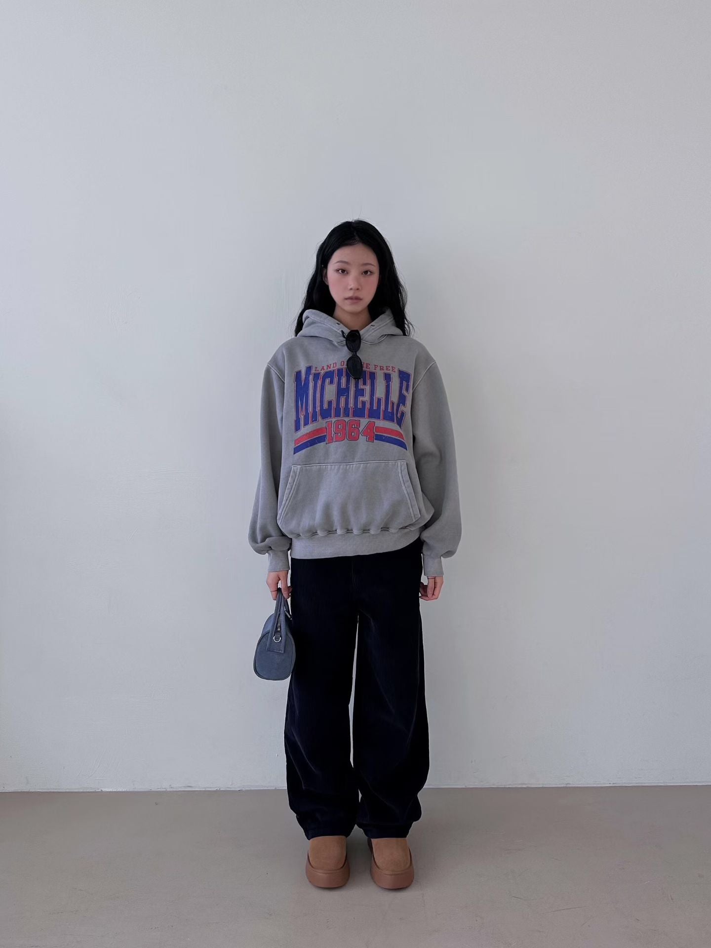 “MICHELLE”有帽洗水衛衣