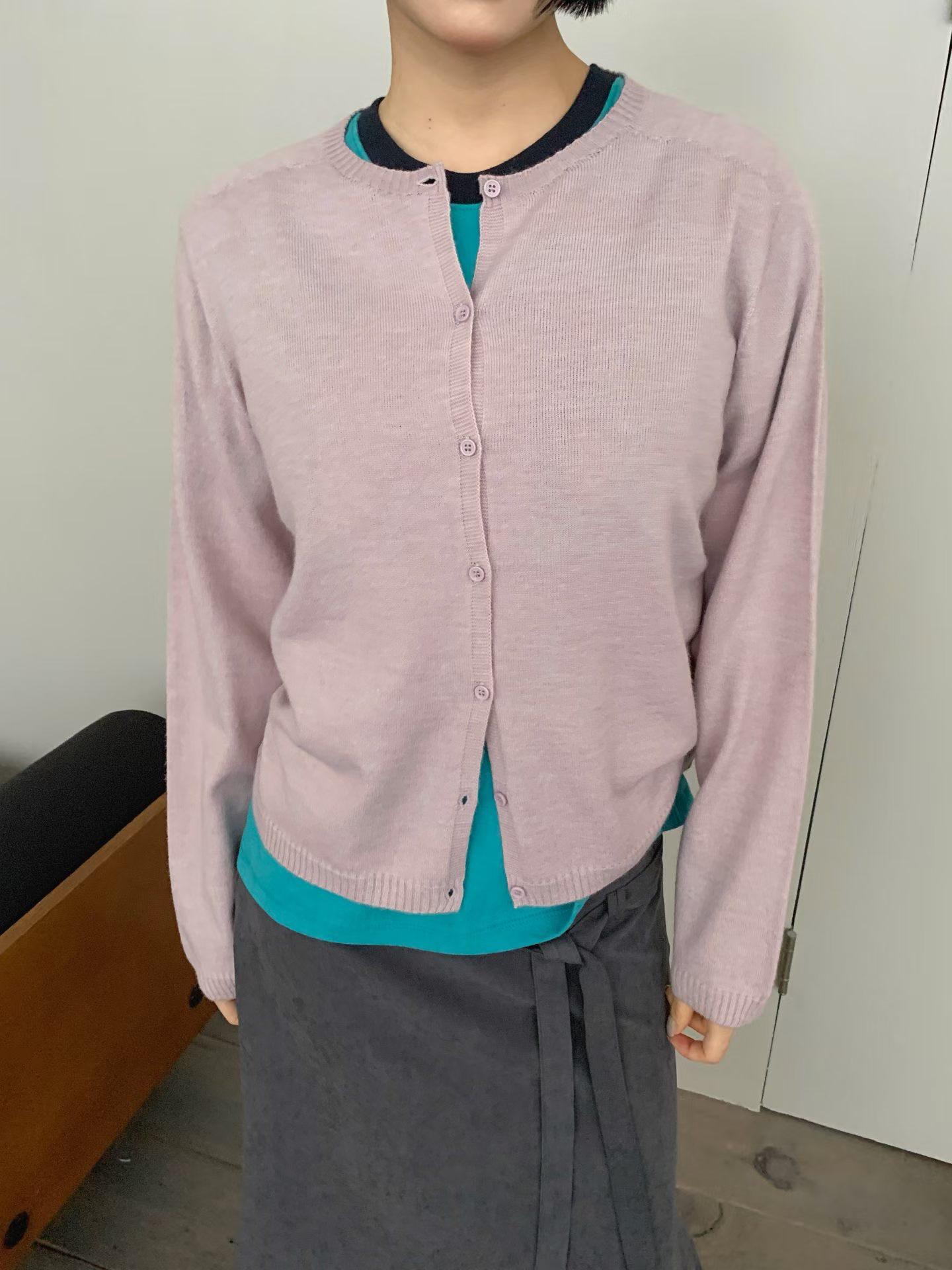 圓領Cardigan