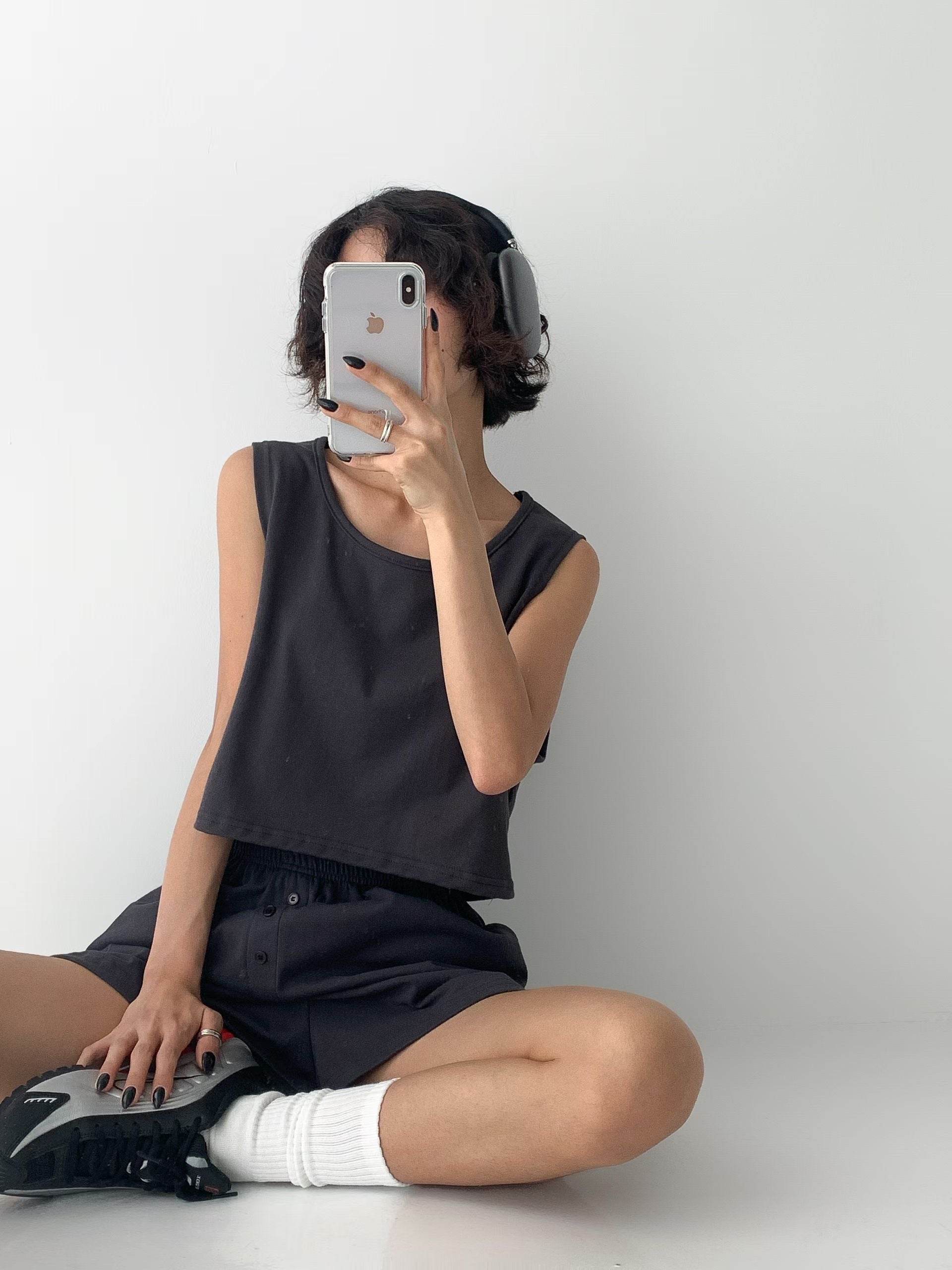 雙層背心（set裝可另購前鈕布短褲)