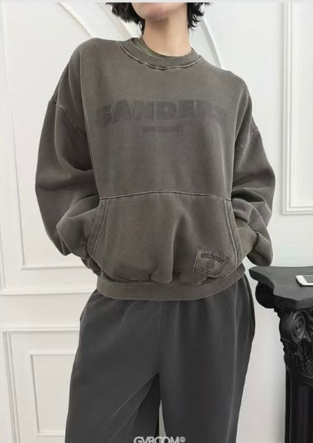 “SANDERS”洗水衛衣