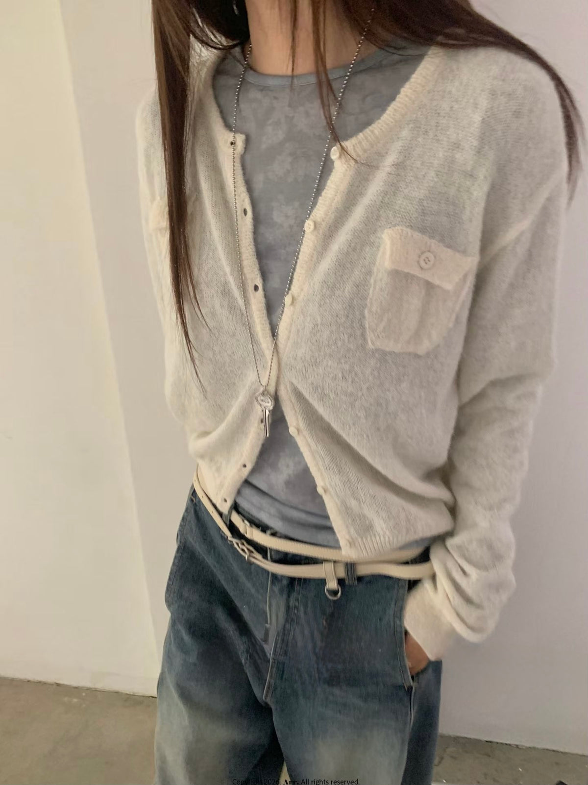 雙袋羊毛外套